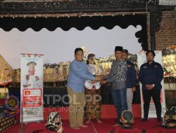 Joko Waskito Kasatpol PP Ponorogo : Pagelaran Wayangan Kulit ini Pas Untuk Mensosialisasikan Undang-Undang Nomor 39 tahun 2007