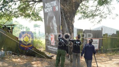 Satpol PP Kabupaten Ponorogo Gelar Operasi Gabungan Penertiban APK dan APS 