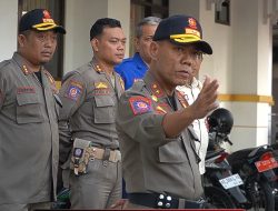 Gelaran Grebeg Suro Sudah Usai, Satpol PP Tertibkan Pedagang Kaki Lima di Kawasan Alun – Alun Ponorogo
